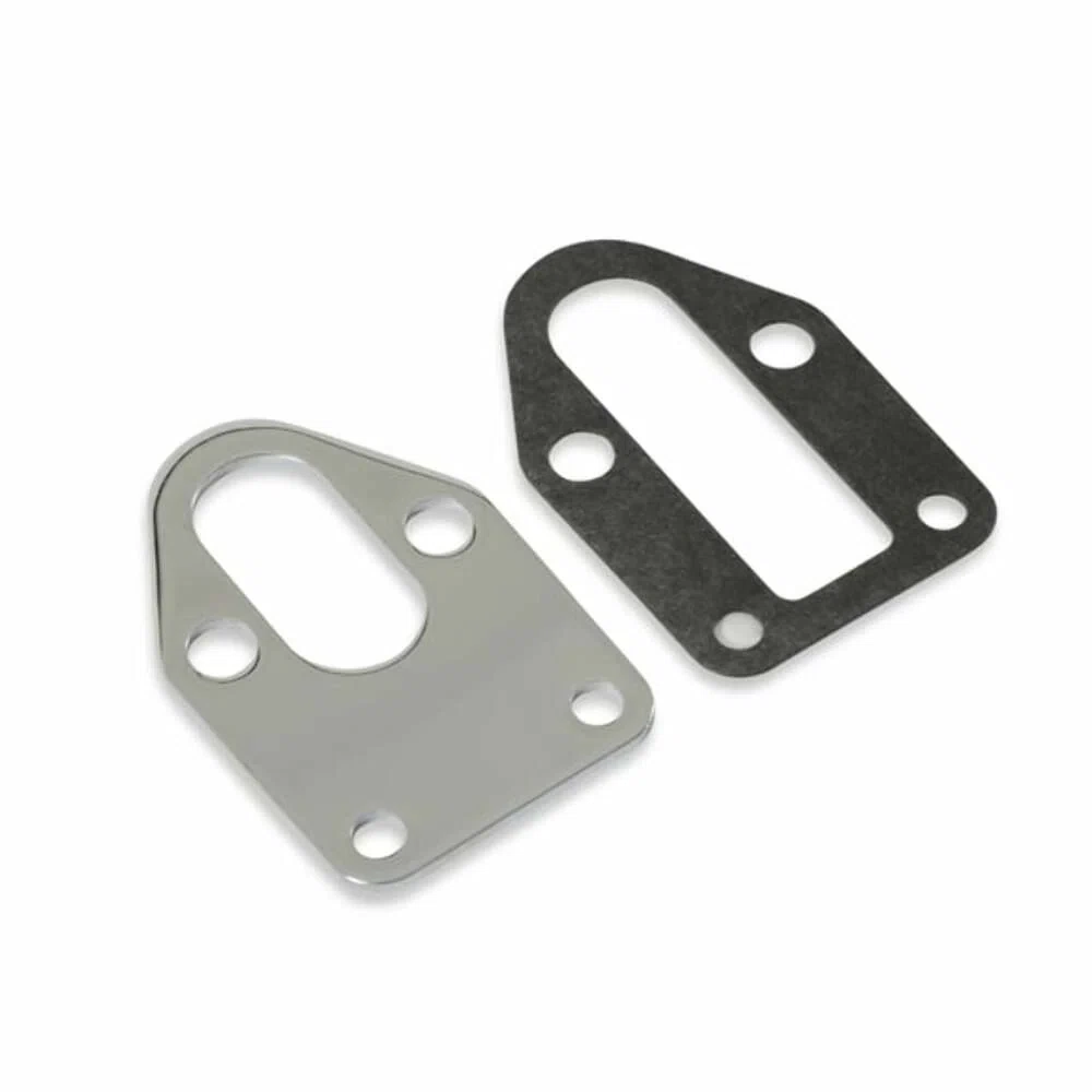 Mr. Gasket Fuel Pump Mounting Plate - Chrome - 1514